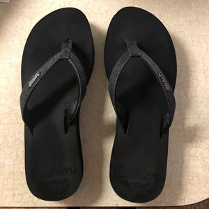 Reef sandals size 7.
